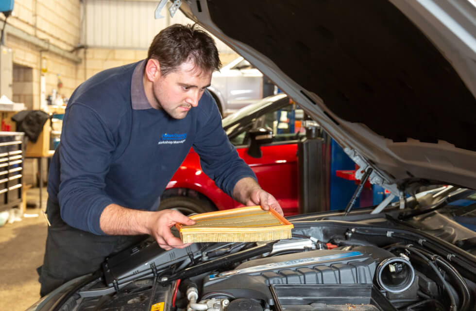 Preparation checks at Hilton Garage